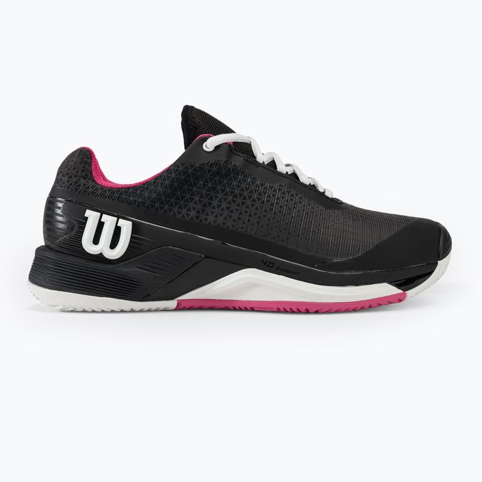 Moteriški teniso bateliai Wilson Rush Pro 4.0 Clay black/hot pink/white 2