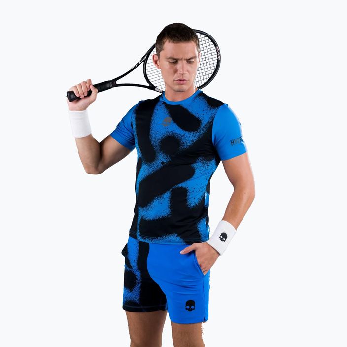 Vyriški teniso marškinėliai HYDROGEN Spray Tech blue T00502014 3