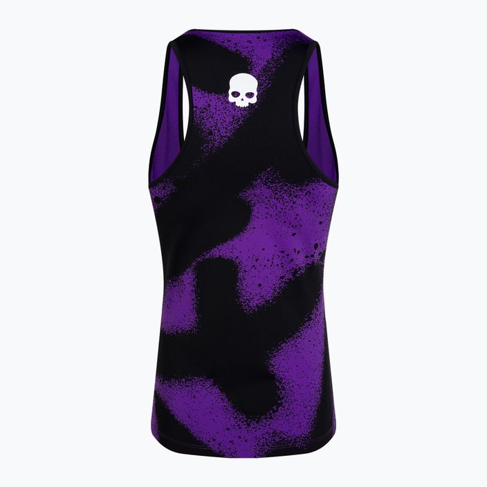 Moteriški teniso marškinėliai HYDROGEN Spray purpurinės spalvos T01504006 2