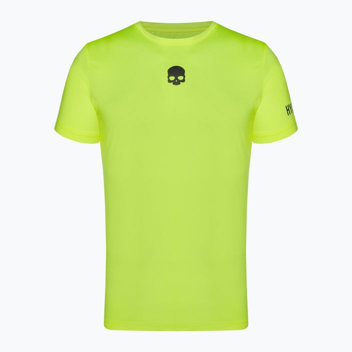 Vyriški HYDROGEN Basic Tech Tee fluorescencinės geltonos spalvos teniso marškinėliai 4