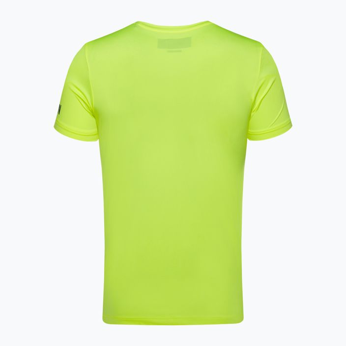 Vyriški HYDROGEN Basic Tech Tee fluorescencinės geltonos spalvos teniso marškinėliai 5