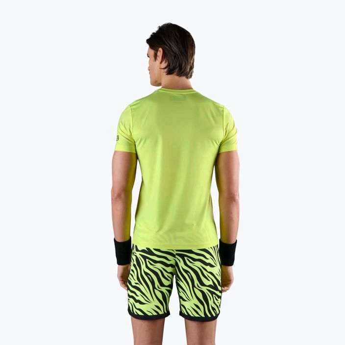 Vyriški HYDROGEN Basic Tech Tee fluorescencinės geltonos spalvos teniso marškinėliai 2