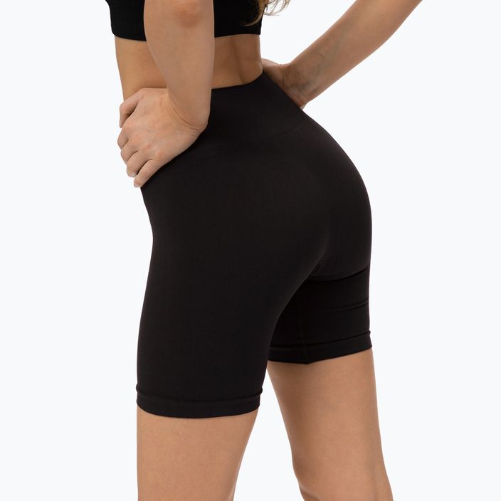 Moteriški treniruočių šortai Gym Glamour Seamless Shorts Black 289 3