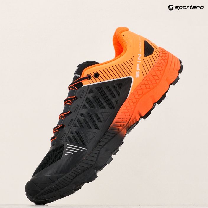 Vyriški bėgimo bateliai SCARPA Spin Ultra GTX orange fluo/black 20