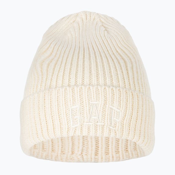 Moteriška kepurė GAP V-Logo Beanie ivory frost 3