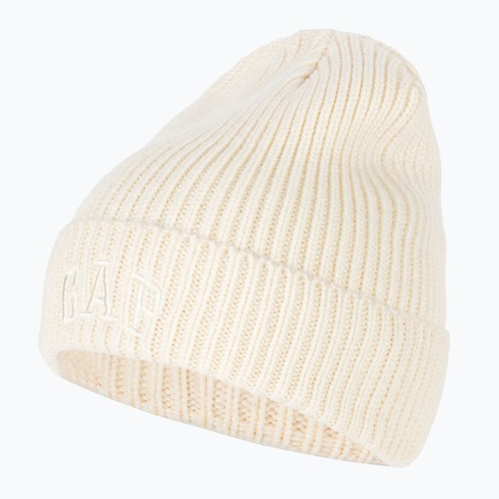 Moteriška kepurė GAP V-Logo Beanie ivory frost 4
