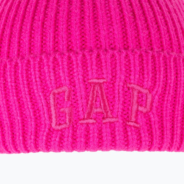 Moteriška kepurė GAP V-Logo Beanie standout pink 6
