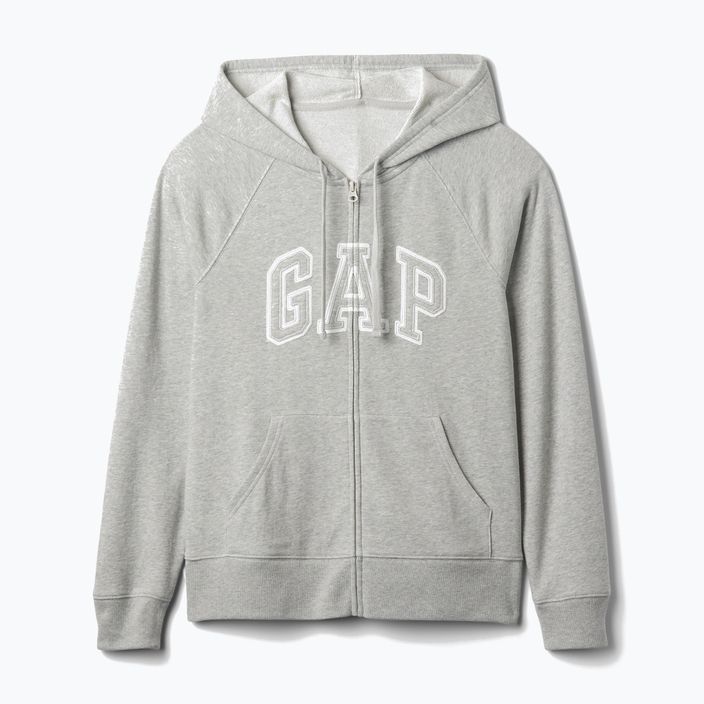 Moteriškas džemperis GAP French Fullzip Logo Hoodie light heather grey 3