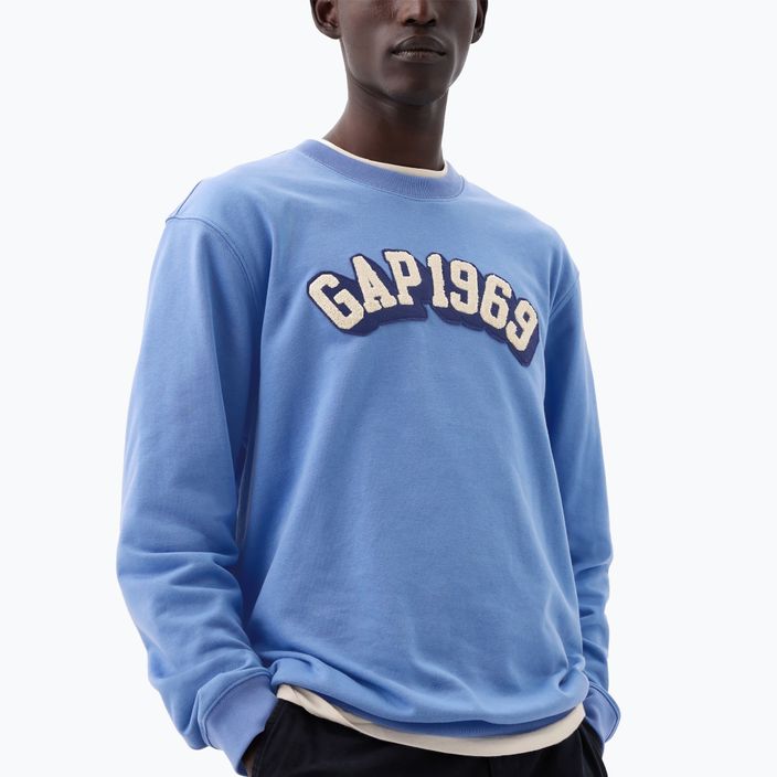 Vyriškas džemperis GAP Logo 1969 Crewneck cabana blue 3