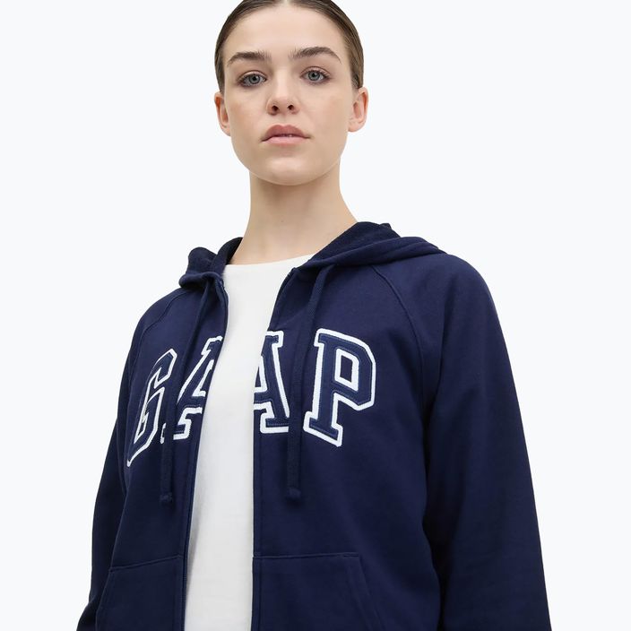 Moteriškas džemperis GAP French Fullzip Logo Hoodie navy 4
