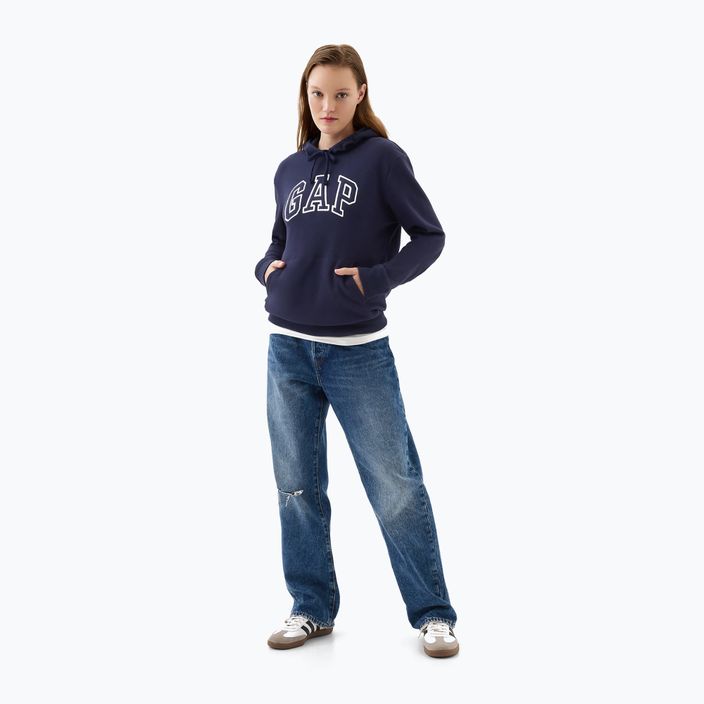 Moteriškas džemperis GAP Heritage French Logo Hoodie navy 2