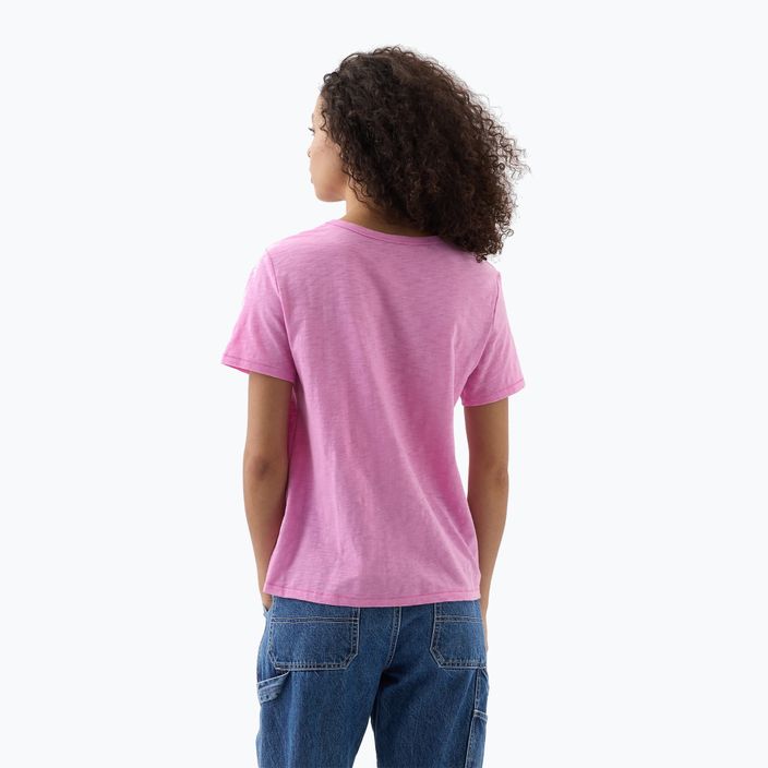 Moteriški marškinėliai GAP Logo Slub Tee sugar pink 3