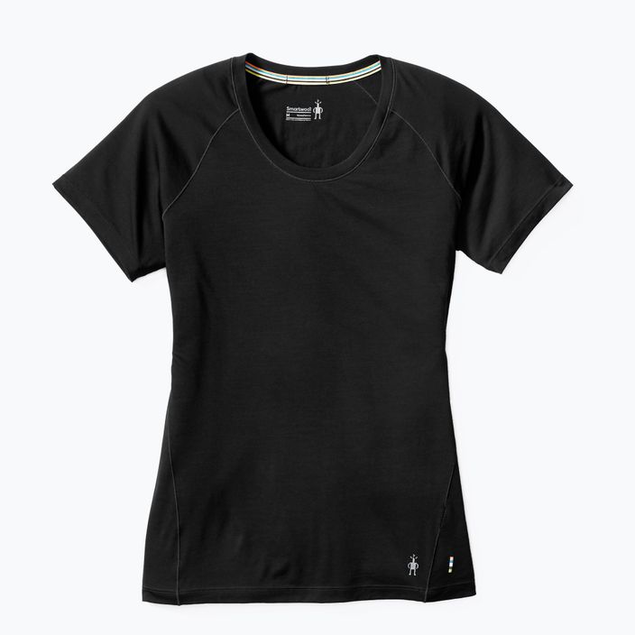 Moteriški Smartwool Merino 150 Baselayer marškinėliai trumpomis rankovėmis su termo dėže, juodi 17253-001-XS 4