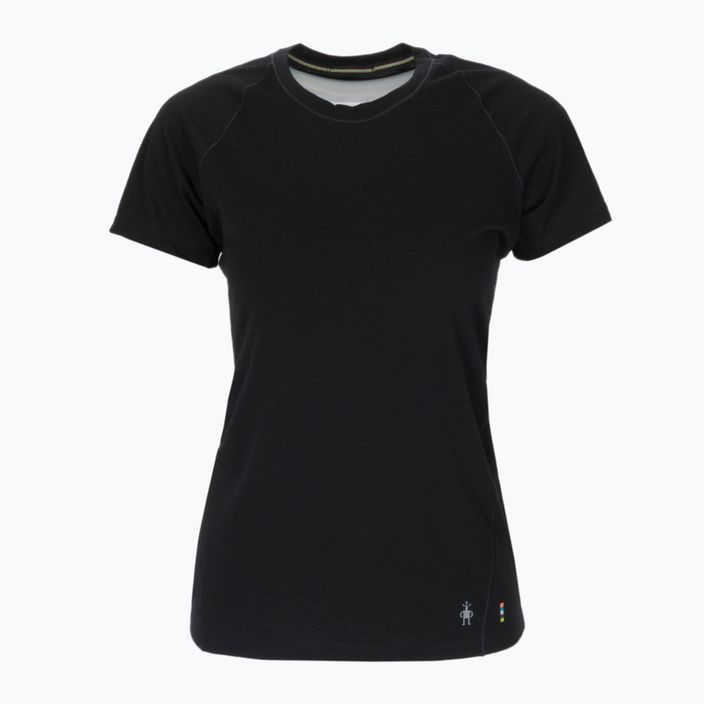 Moteriški Smartwool Merino 150 Baselayer marškinėliai trumpomis rankovėmis su termo dėže, juodi 17253-001-XS