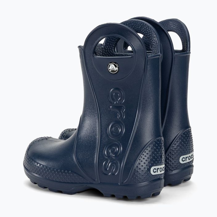 Vaikiški lietaus batai Crocs Handle Rain Boot Kids navy 3