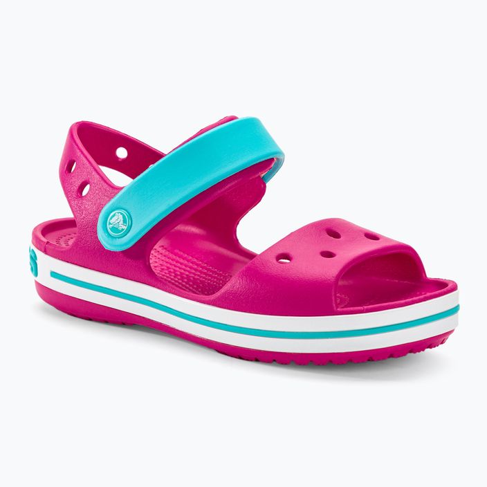 Crocs Crockband vaikiški sandalai candy pink/pool