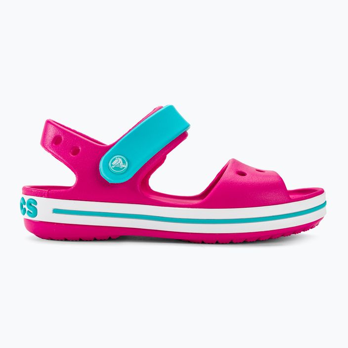 Crocs Crockband vaikiški sandalai candy pink/pool 2