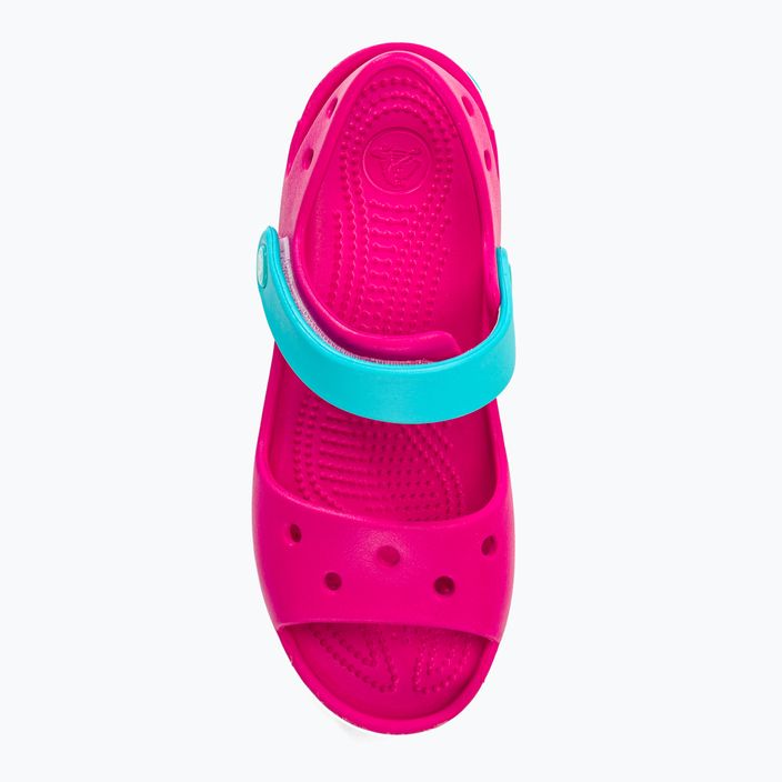 Crocs Crockband vaikiški sandalai candy pink/pool 6