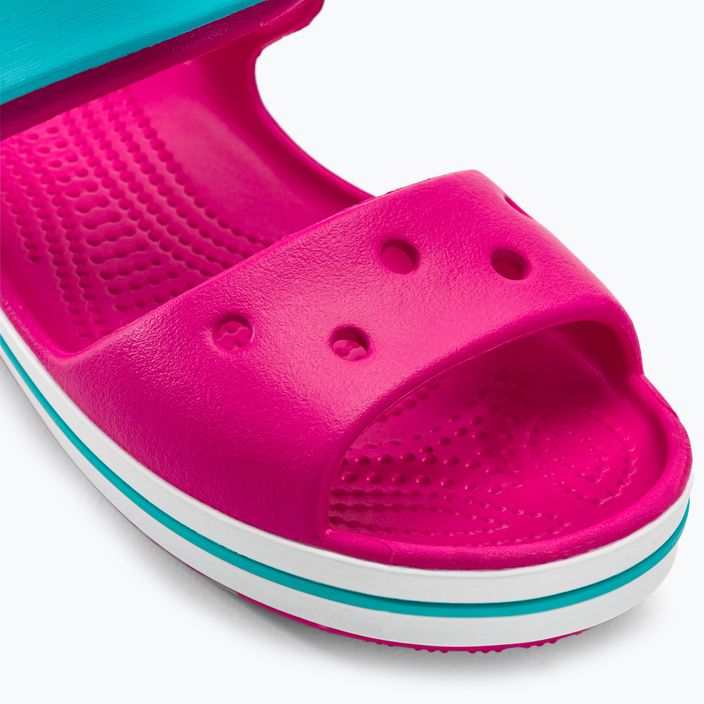 Crocs Crockband vaikiški sandalai candy pink/pool 7