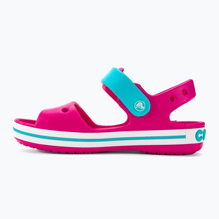 Crocs Crockband vaikiški sandalai candy pink/pool 10