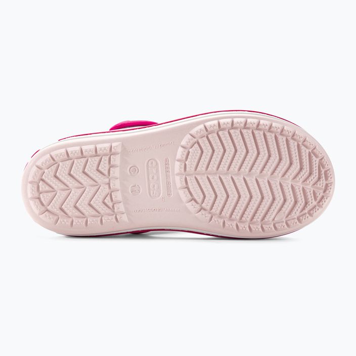 Crocs Crockband vaikiški sandalai vos rausvi / saldžiai rožiniai 5