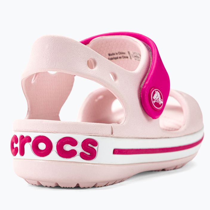 Crocs Crockband vaikiški sandalai vos rausvi / saldžiai rožiniai 9