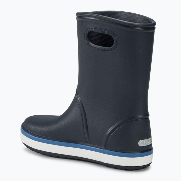 "Crocs Crocband Rain Boot Kids navy/bright cobalt wellingtons 3