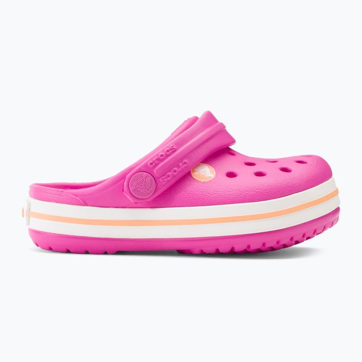 "Crocs Kids Crocband Clog electric pink/cantaloupe" šlepetės 3