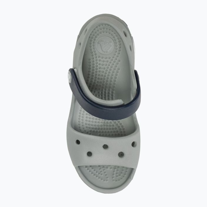 Vaikiški sandalai Crocs Crockband Kids Sandal light grey/navy 5