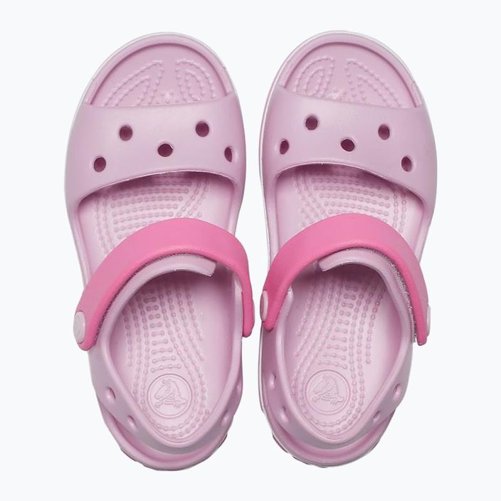 Vaikiški sandalai Crocs Crockband Kids Sandal ballerina pink 11
