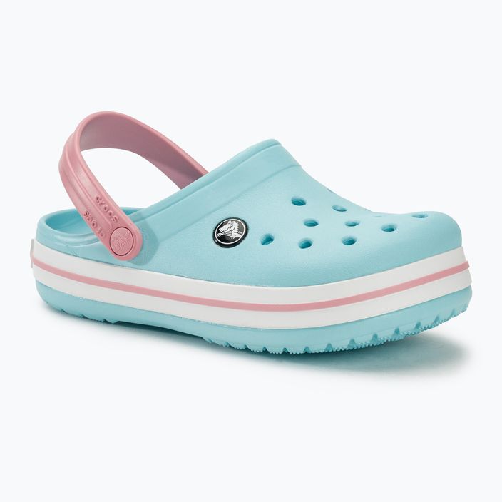 Vaikiškos šlepetės Crocs Crocband Clog ice blue/white 2