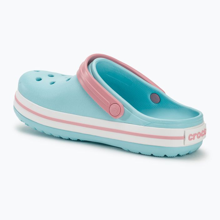 Vaikiškos šlepetės Crocs Crocband Clog ice blue/white 4