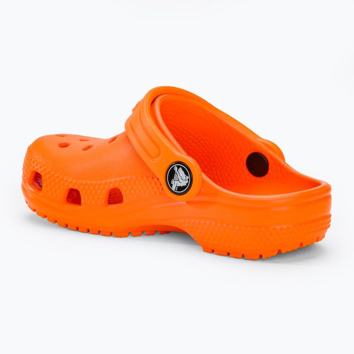 Vaikiškos šlepetės Crocs Classic Clog T orange zing 4