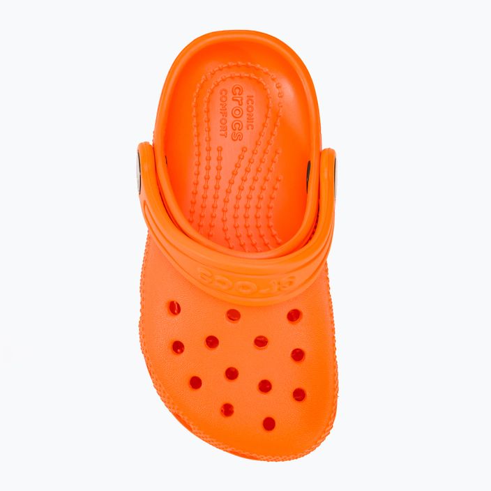 Vaikiškos šlepetės Crocs Classic Clog T orange zing 6