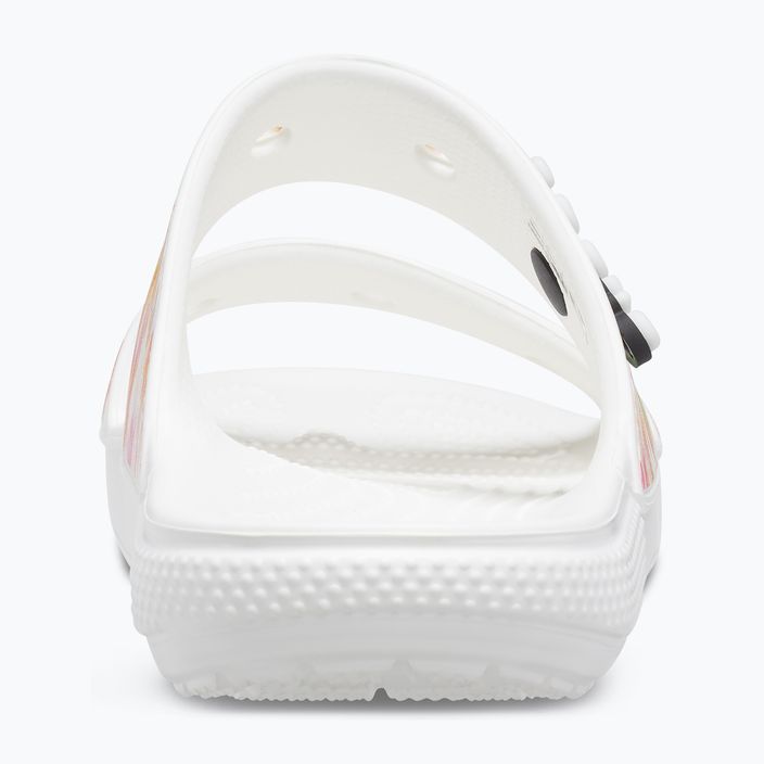 Crocs Classic Crocs Tie-Dye Graphic Sandal white 207283-928 šlepetės 10