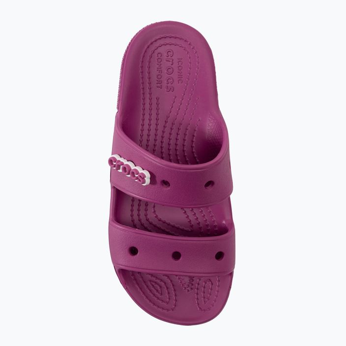 Moterų "Crocs Classic Sandal" fuschia linksmos šlepetės 5