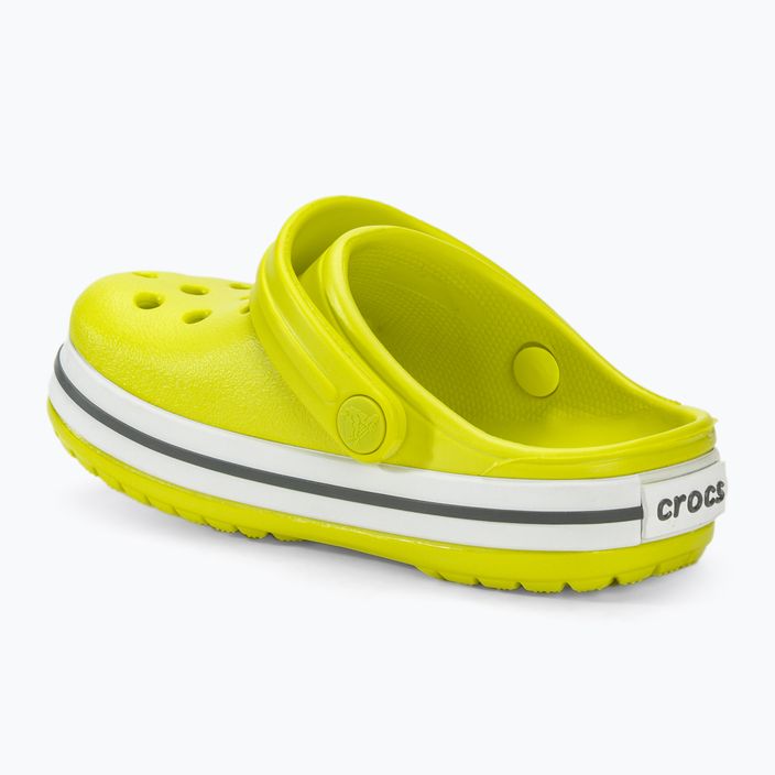 Vaikiškos šlepetės Crocs Crocband Clog citrus/grey 4