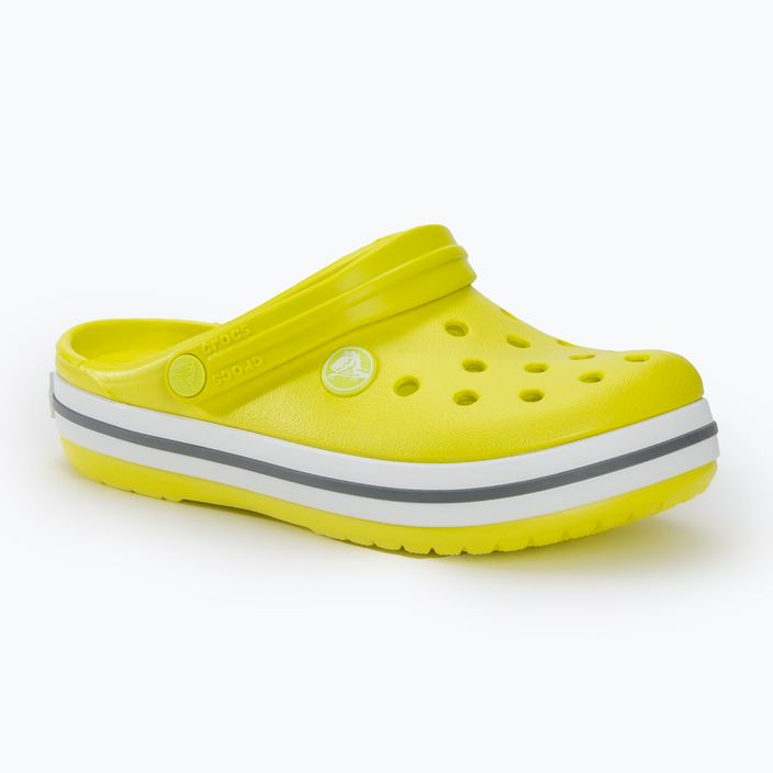 Vaikiškos šlepetės Crocs Crocband Clog citrus/grey