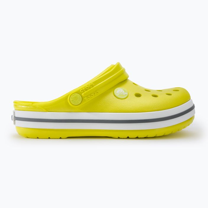 Vaikiškos šlepetės Crocs Crocband Clog citrus/grey 3