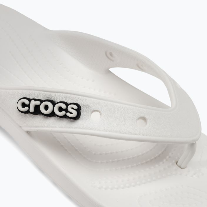 Vyriškos šlepetės per pirštą Crocs Classic Flip white 8