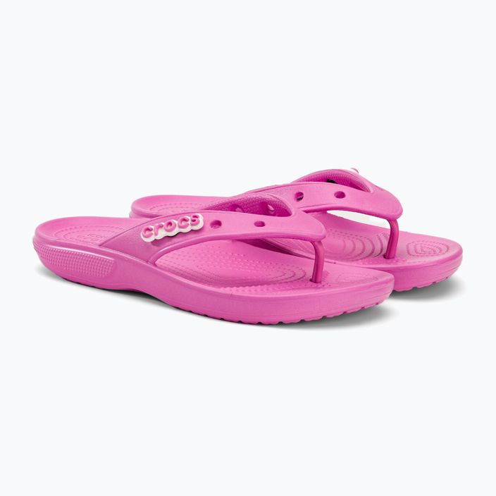 Crocs Classic Crocs Flip Pink 207713-6SW Šlepetės 4
