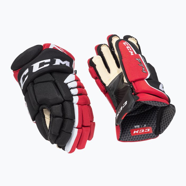 Ledo ritulio pirštinės CCM JetSpeed FT4 SR black/red/white