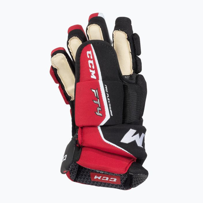 Ledo ritulio pirštinės CCM JetSpeed FT4 SR black/red/white 3