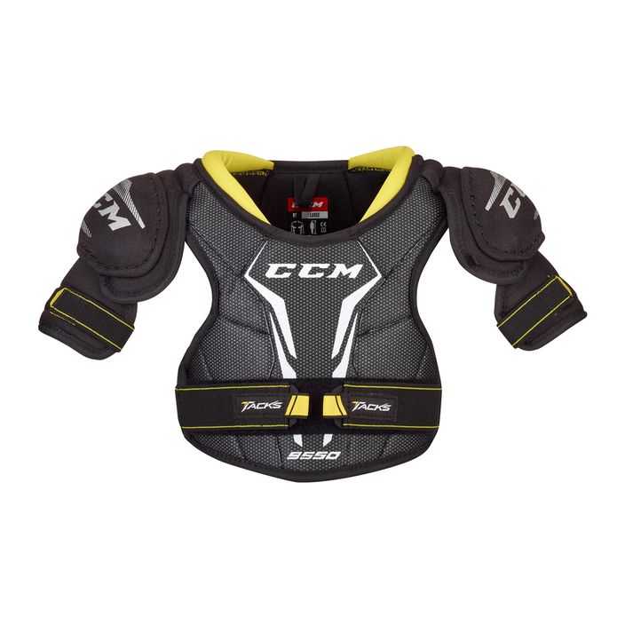 Vaikų ledo ritulio petnešos CCM Tacks 9550 YTH black/green 2