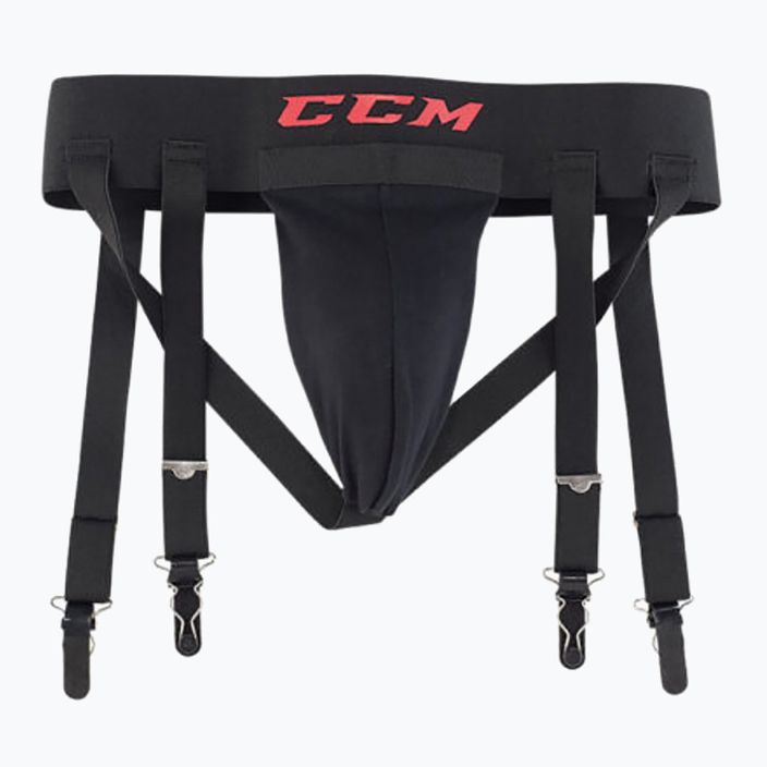 Vaikiškas vartininkų suspensorius CCM Jock Combo JR black