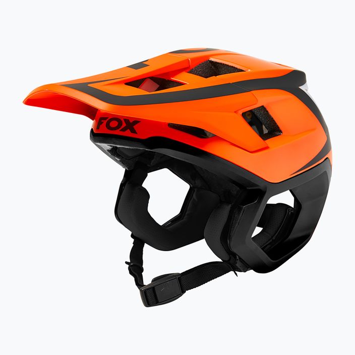 Fox Racing Dropframe Pro Dvide dviratininko šalmas oranžinės ir juodos spalvos 29396_824 9