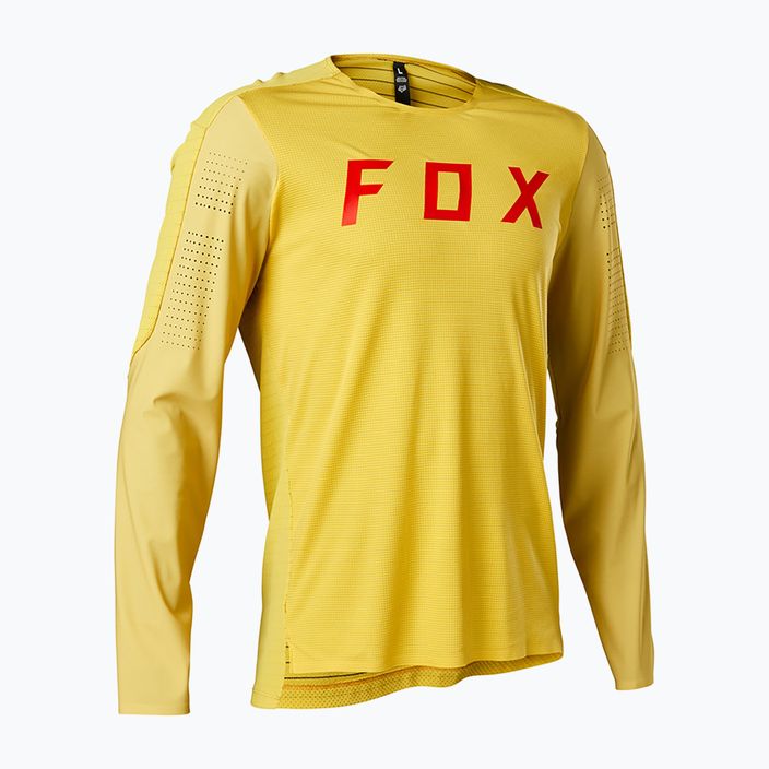 Fox Racing Flexair Pro vyriški dviratininko marškinėliai geltoni 28865_471