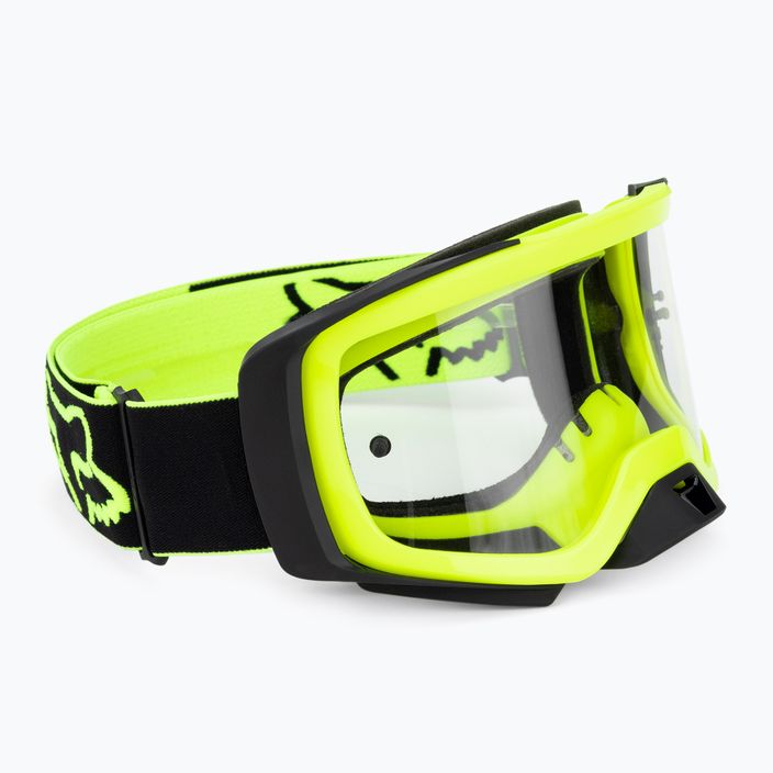 Fox Racing Airspace Xpozr fluorescencinės geltonos spalvos dviračių akiniai 29674_130_OS