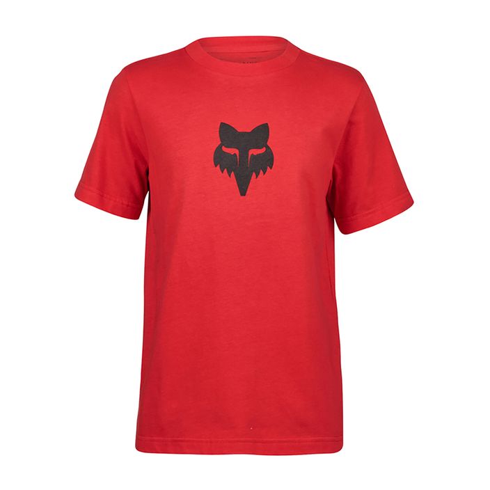 Fox Racing Fox Legacy Jr vaikiški marškinėliai liepsnos raudonumo 2