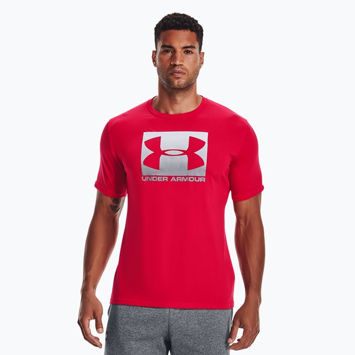 Vyriški marškinėliai Under Armour Boxed Sportstyle red/steel